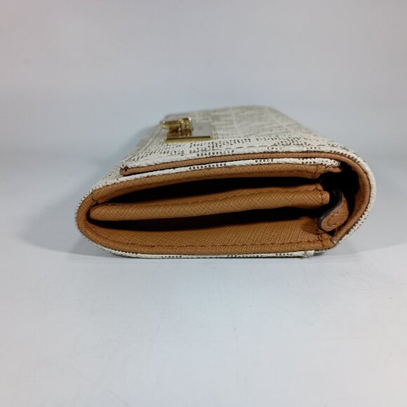 Michael Kors Callie Carryall Monogram Coated Canvas Clutch / Wallet - Picture 7 of 16